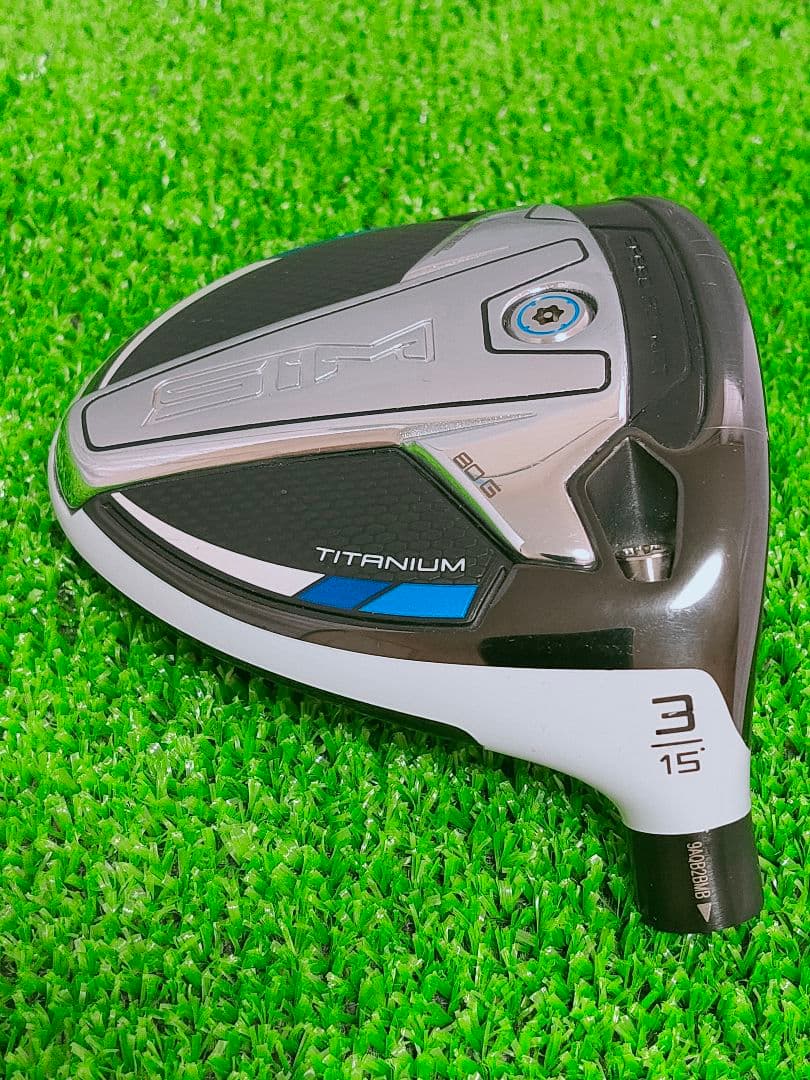 テーラーメイド SIM 3W 15度ヘッド！シム フェアウェイ スプーン 付属無