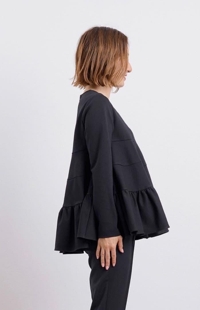 yoriぬくぬくティアードブラウス