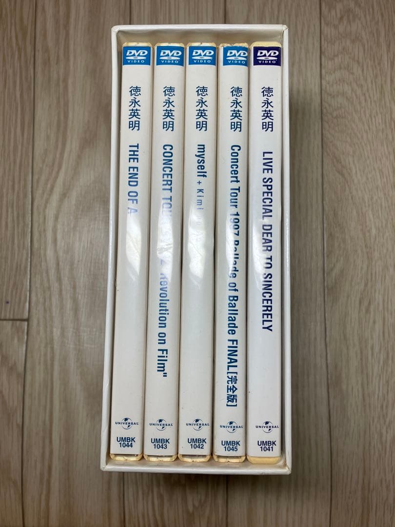徳永英明 Live&Clips DVD BOX 魚達の記録　レア　廃盤　非売品