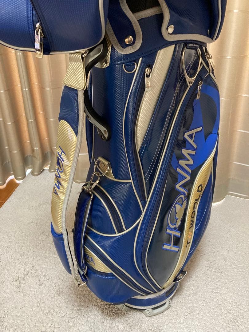 ホンマ 本間キャディバッグ 中古 青 9型