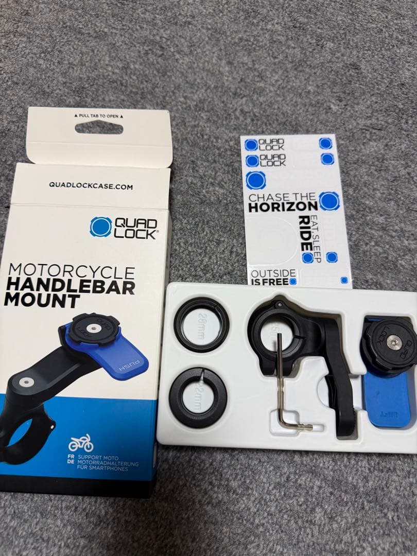 クアッドロック ハンドルバーマウントV2 QLM-HBR＋ダンパー