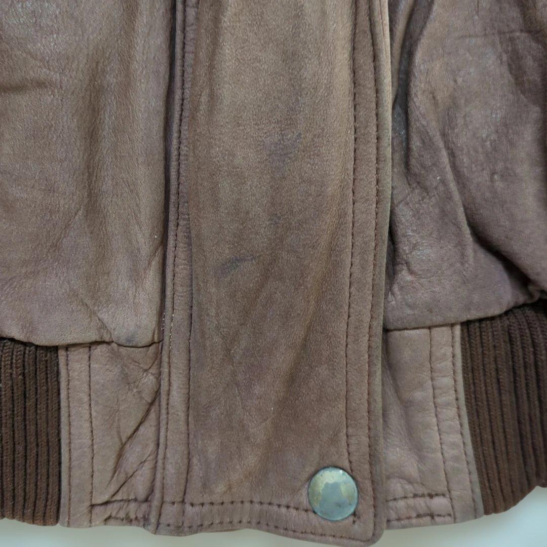 90s WILSONS Thinsulate レザージャケット ブラウン　L