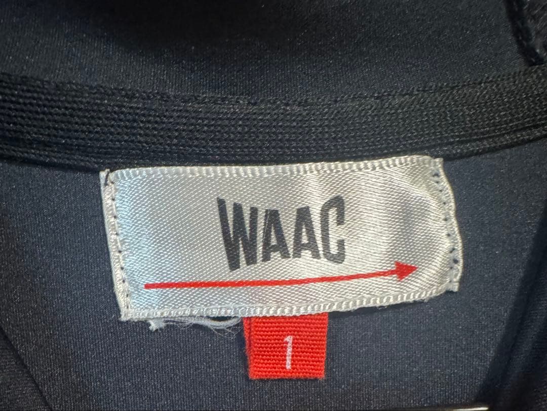 WAAC フード付きシャツ ブラック サイズ1