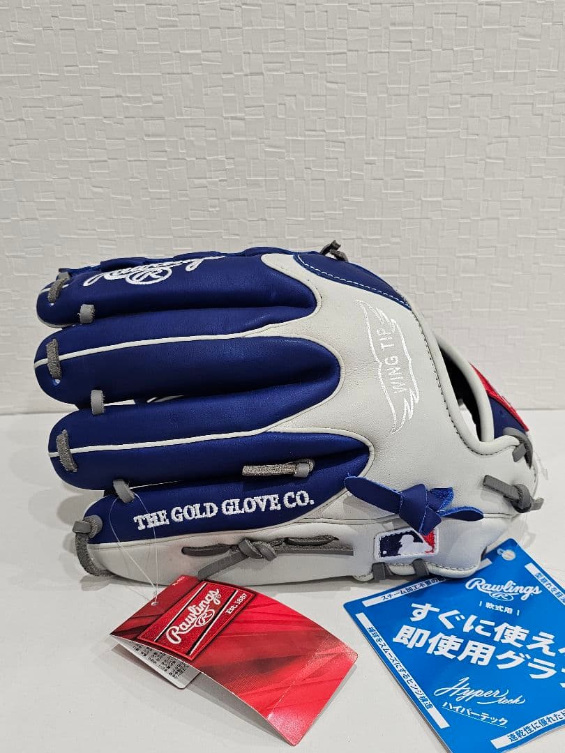 【新品未使用】ローリングス ドジャース LA オールラウンド用軟式 野球グローブ