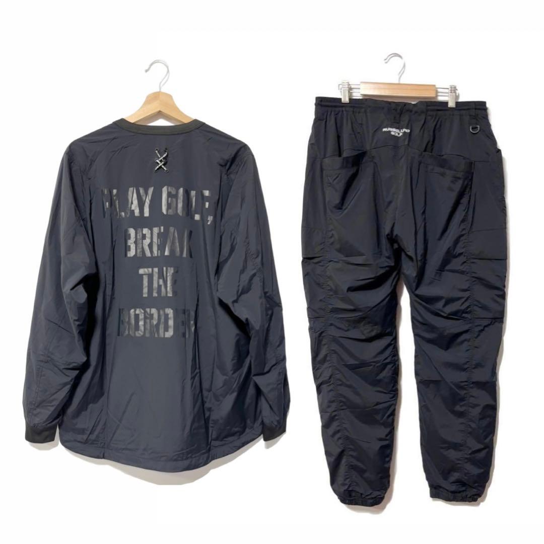 ゆう ラッセルノ ゴルフ コンバット ポケット ナイロン セットアップ L