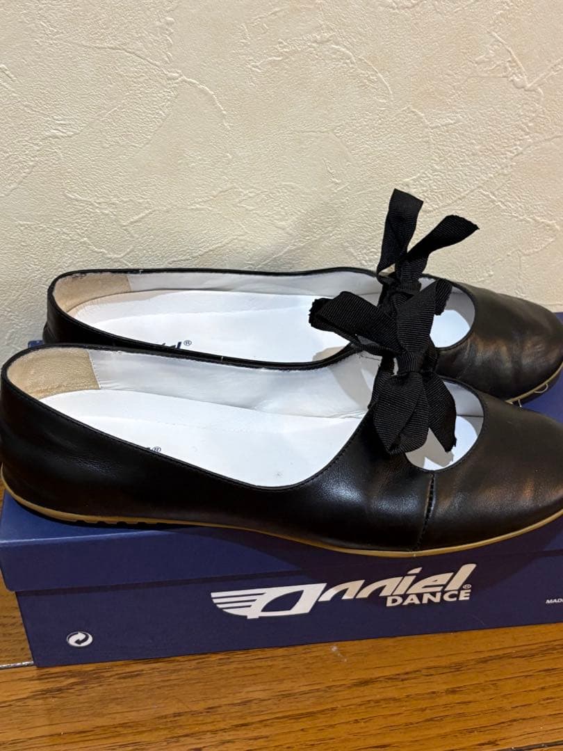 ANNEL アニエル レザーリボンパンプス サイズ38