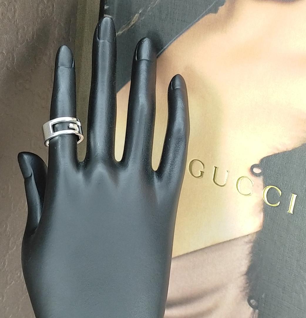 ◆SALE◆【GUCCI】ブランデッド　Ｇ　リング　８号　2009