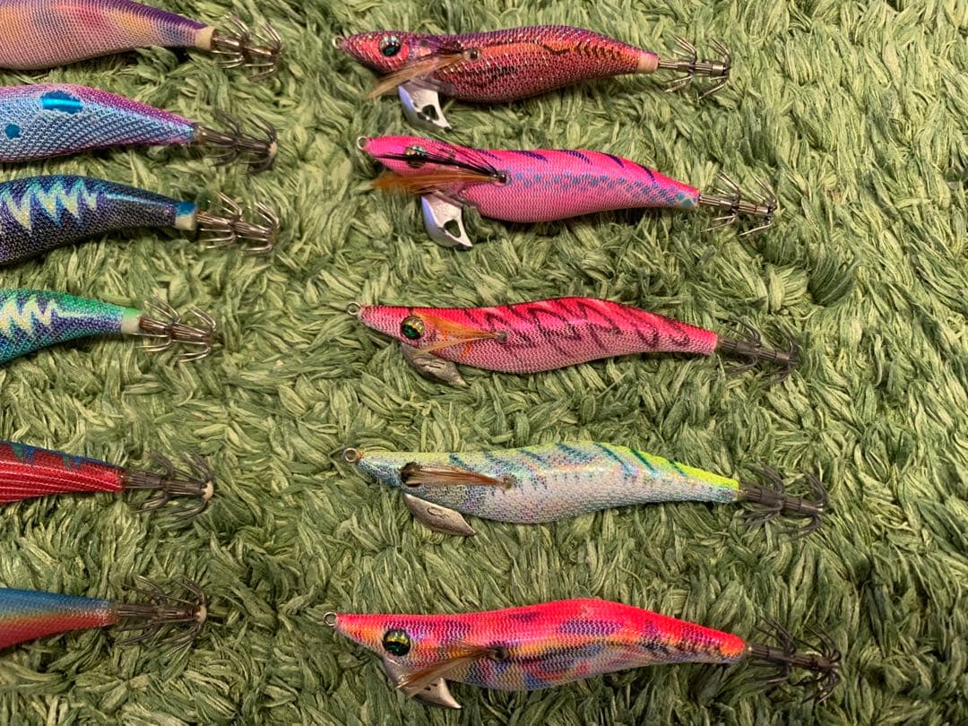 エギ・餌木 セット 多数 18個キーホルダー付き