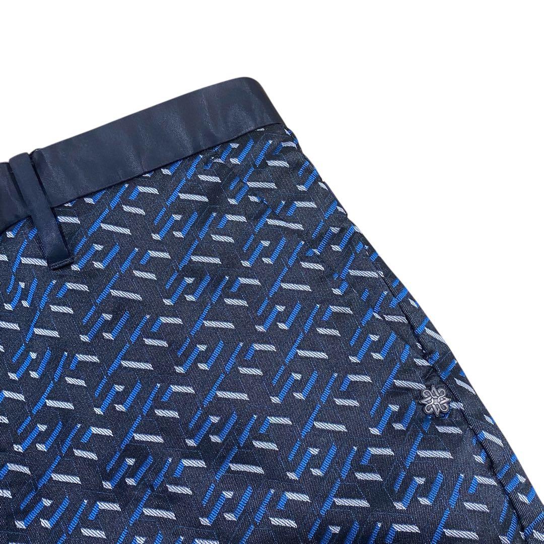 【未使用】定価4.1万円St ANDREWS STAキューブロゴジャガードパンツ