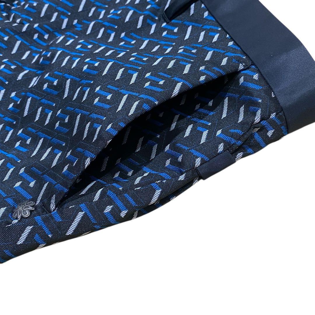 【未使用】定価4.1万円St ANDREWS STAキューブロゴジャガードパンツ