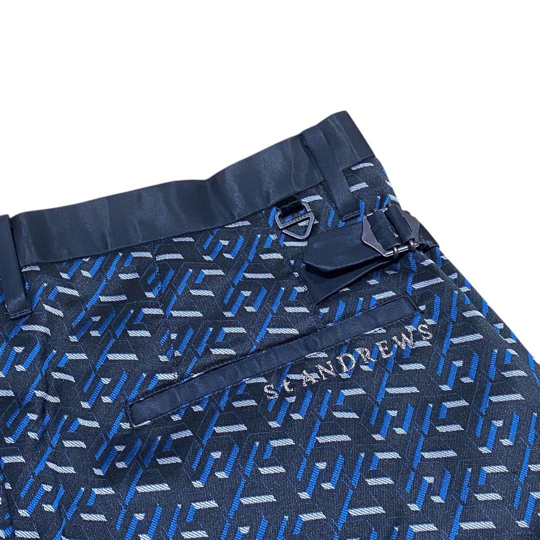 【未使用】定価4.1万円St ANDREWS STAキューブロゴジャガードパンツ