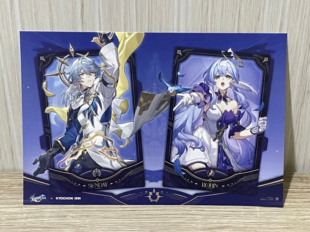 崩壊スターレイル＆Kyochonコラボ　サンデー&ロビンコンプセット　紙袋2枚付