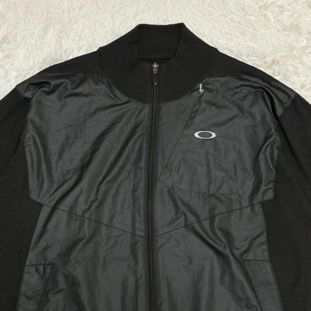 OAKLEY オークリー　メンズ　ゴルフウェア　ナイロン　ブルゾン　黒　XL