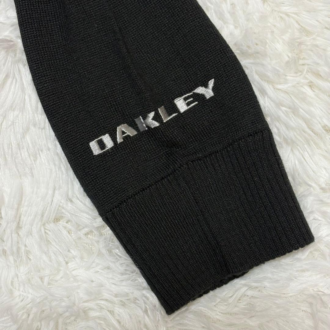 OAKLEY オークリー　メンズ　ゴルフウェア　ナイロン　ブルゾン　黒　XL