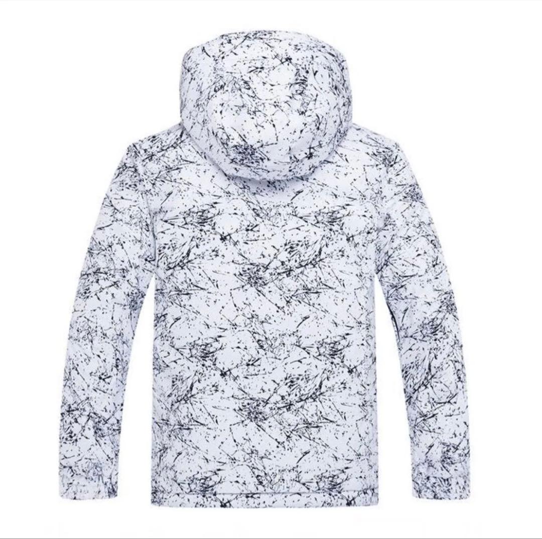 スキー スノボ ウェア スノボ用品 スキー用品 大理石 上下セット ブルー　青