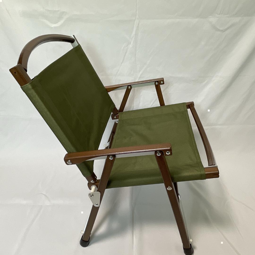 オーク材 カーミットチェア同規格品 ウォールナット カーミット風 グリーン 新品