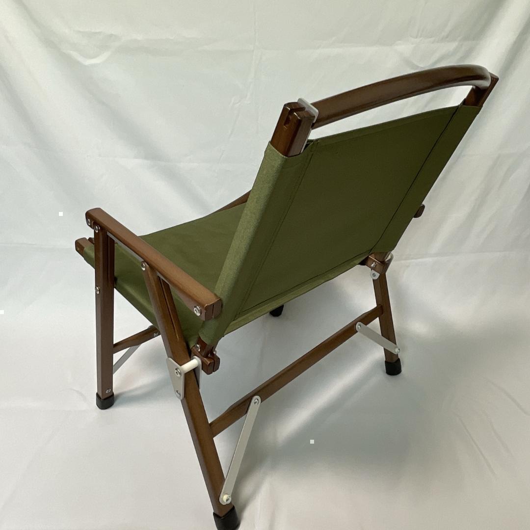 オーク材 カーミットチェア同規格品 ウォールナット カーミット風 グリーン 新品