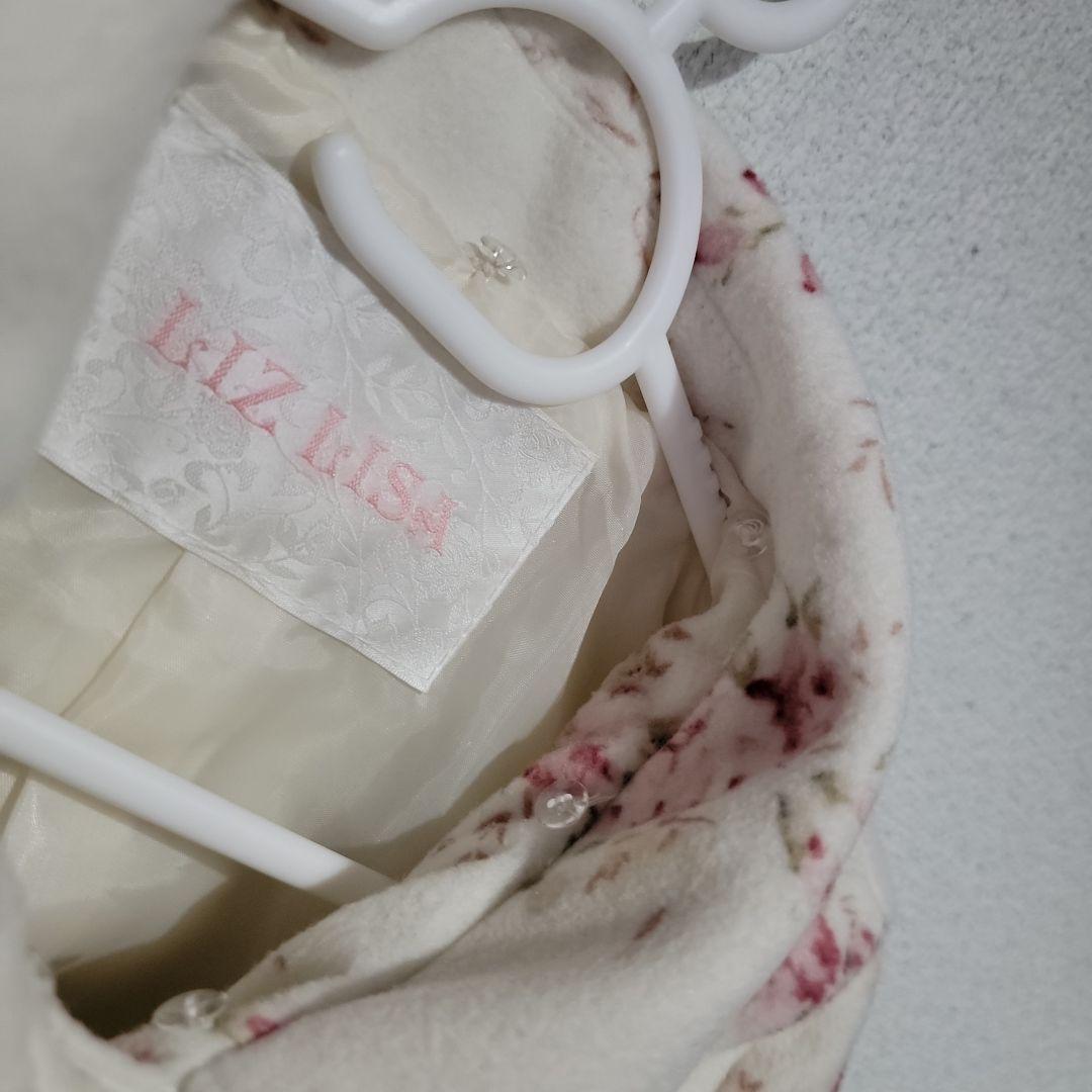 【最終値下げ‼】【LIZ LISA】バラ柄 Aラインコート