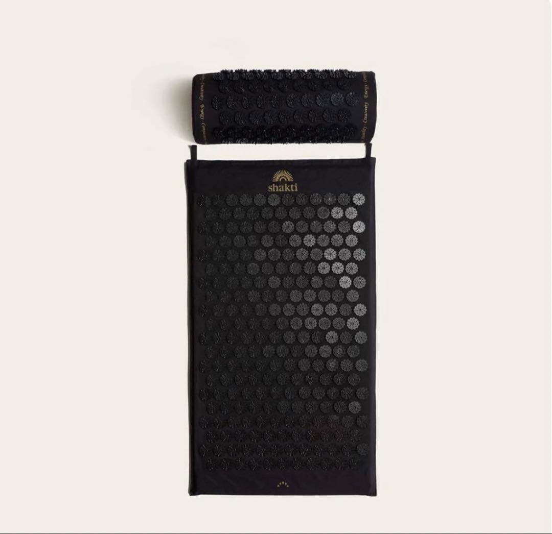 即日発送【新品未開封】Shakti マット＆ピローセット　オリジナル　ブラック