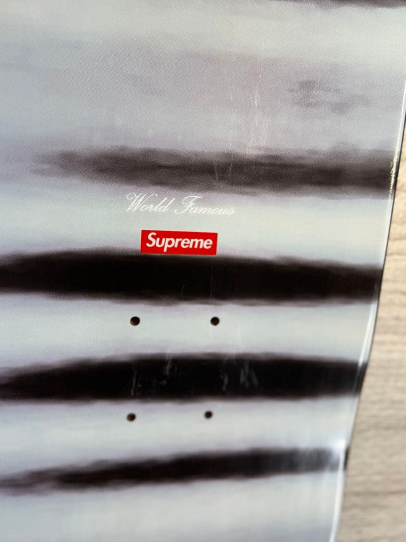 Supreme Blurred Logo Skateboard ブラック