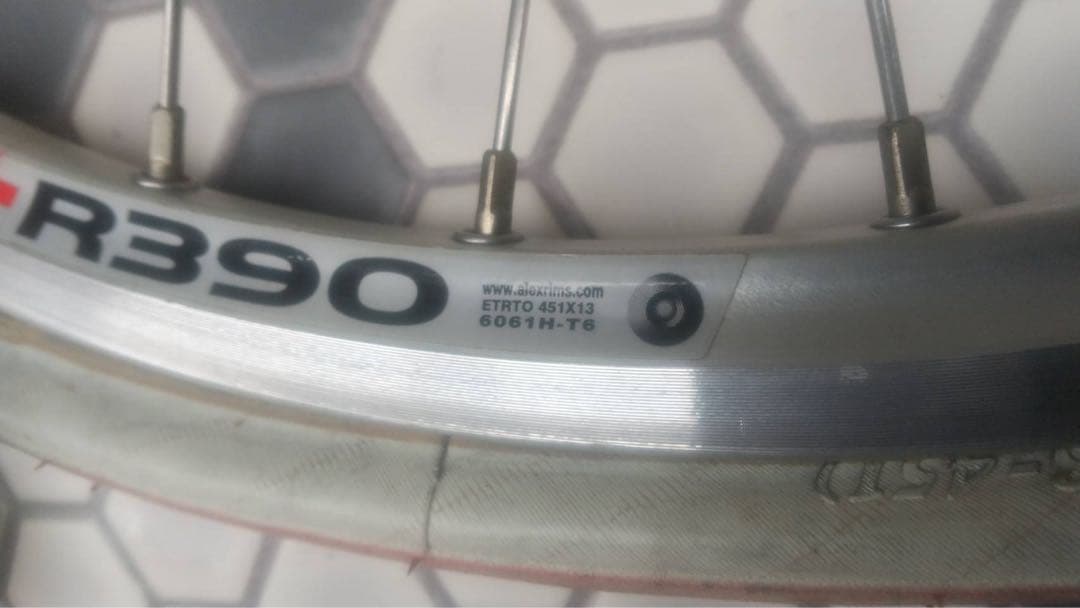 ALEXRIMS アレックスリム R390 リム 20インチ 451/13