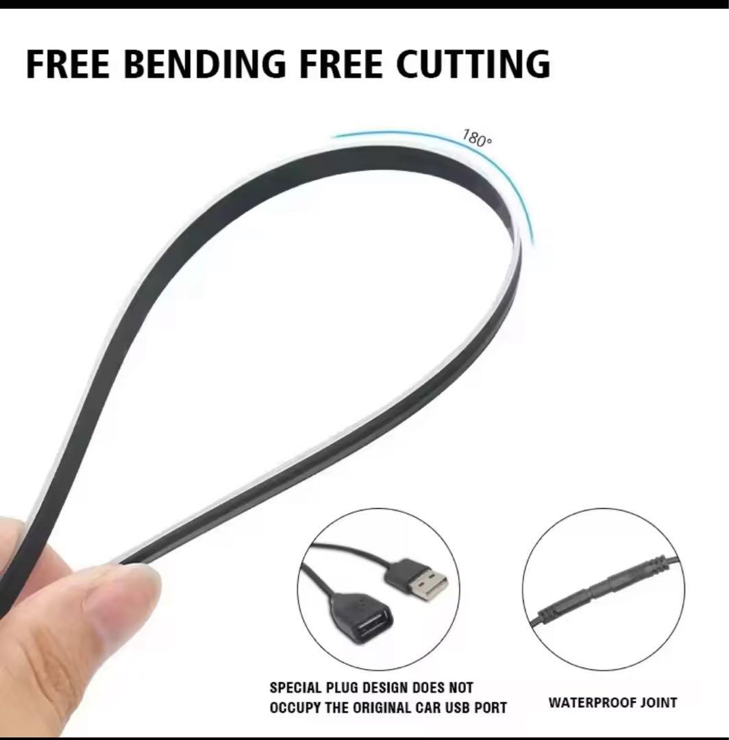 テスラ　アンビエントライト(モデル3/Y/ハイランド/ジュニパー)取り付け可能