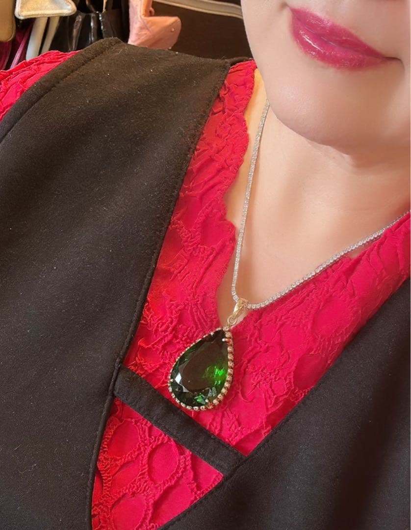 ルビー✖️グリーンガーネットリング11.5号