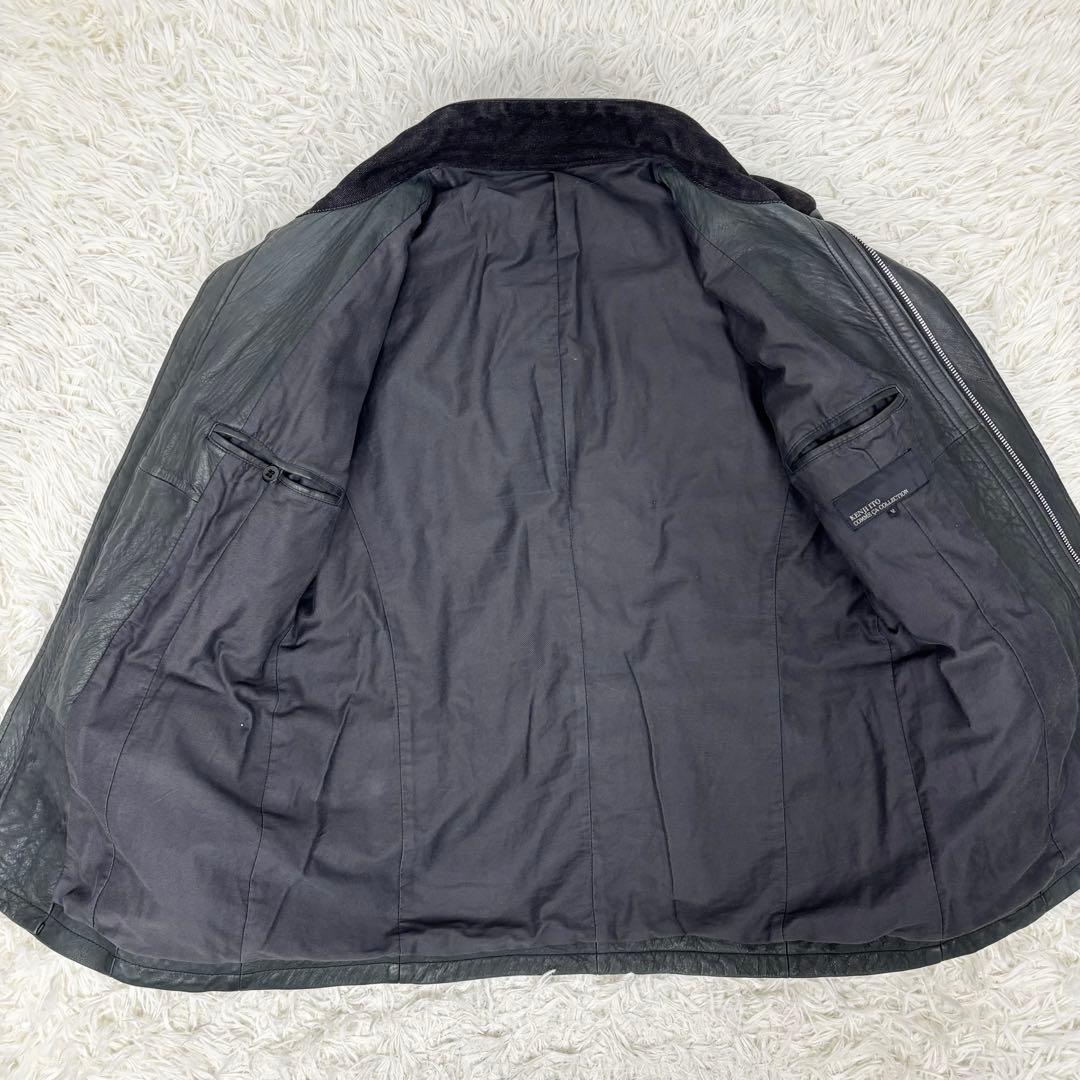 KENJI ITO × コムサ コレクション M-65 レザージャケット M