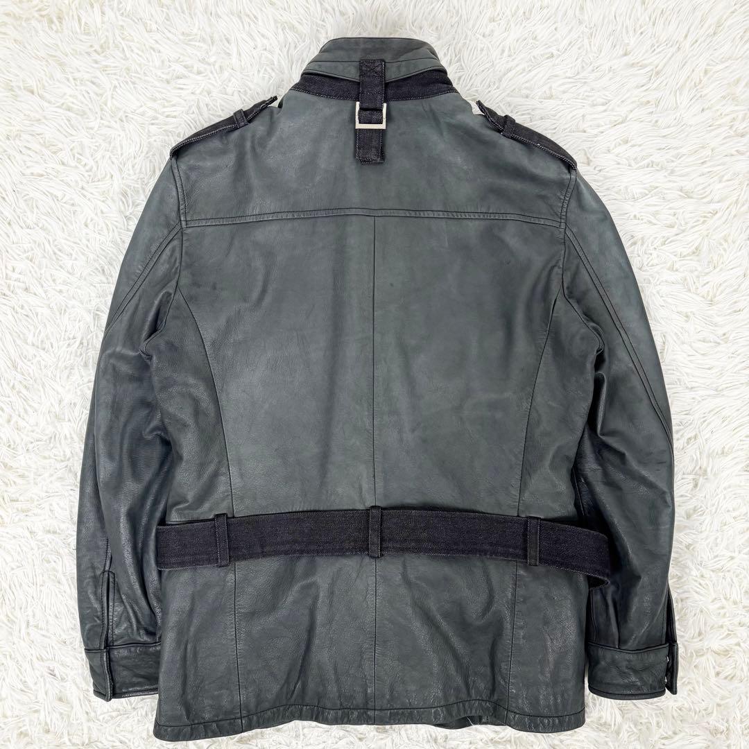 KENJI ITO × コムサ コレクション M-65 レザージャケット M