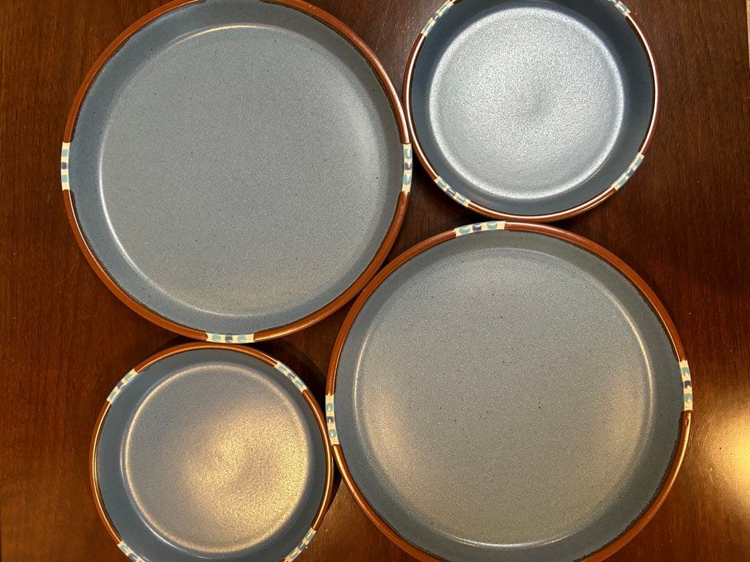 ダンスクMESA メサ　ディナープレート、サラダプレート各2枚