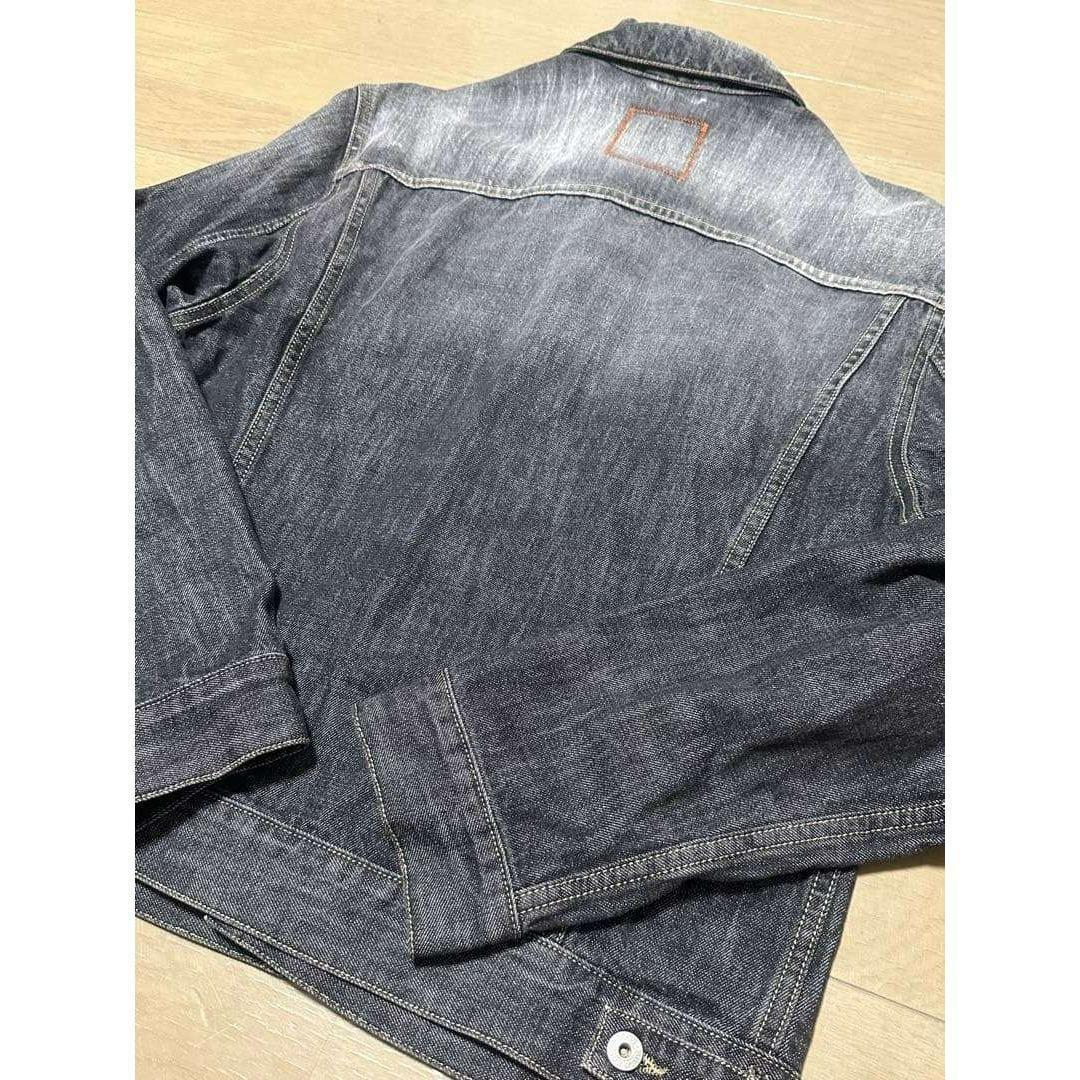 【極希少・イタリア製】ヒューゴボス デニムジャケット オレンジタグ48 L相当