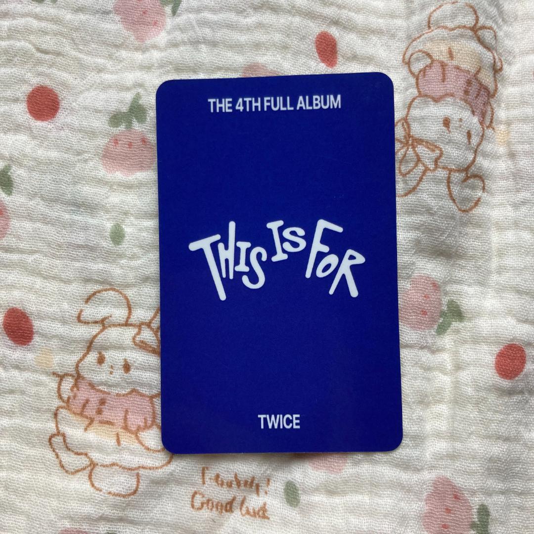 TWICE this is for 7/13 ツウィ 人気歌謡 サノク トレカ