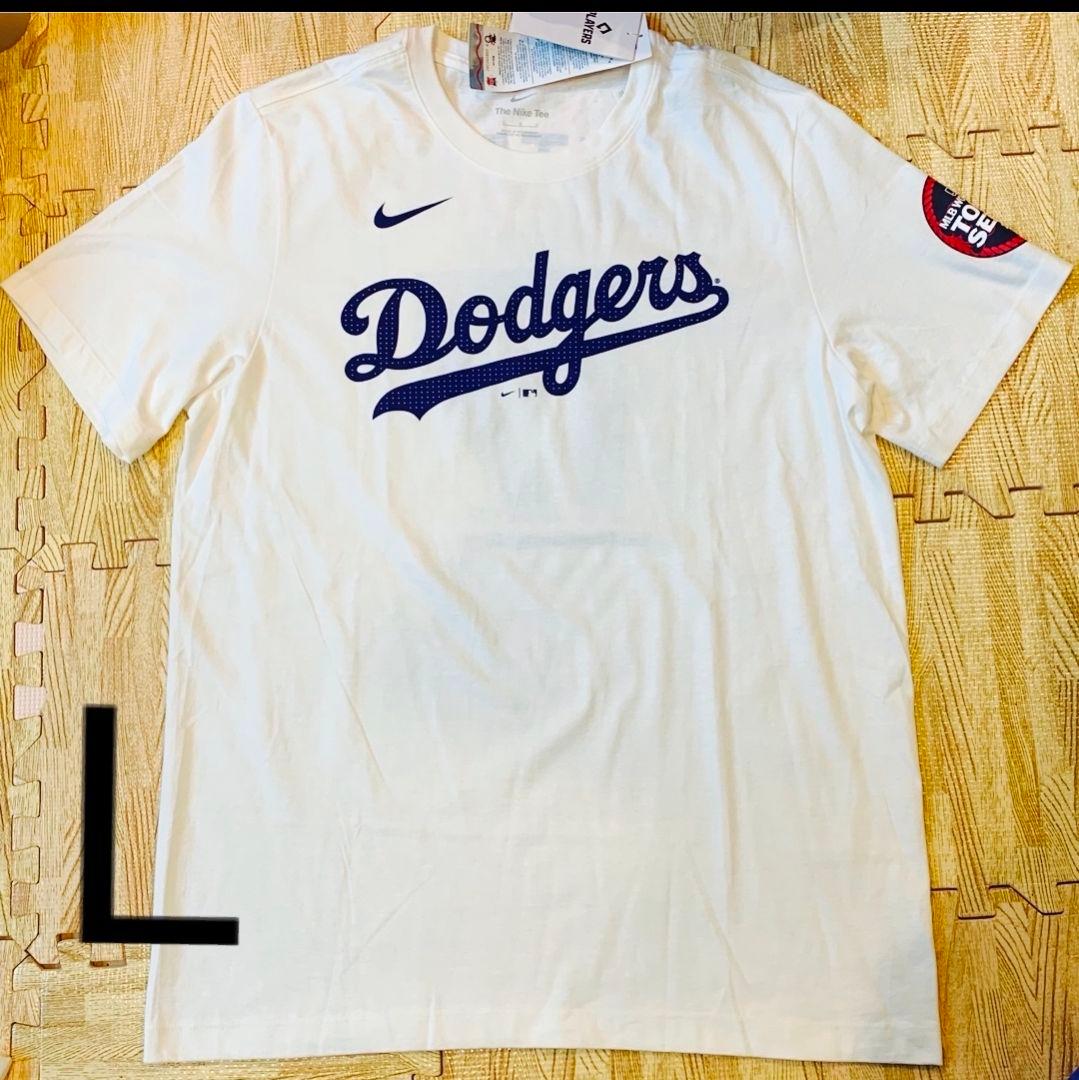 新品　MLB東京シリーズ　ドジャース大谷翔平　Tシャツ 白L トートバッグ　2点