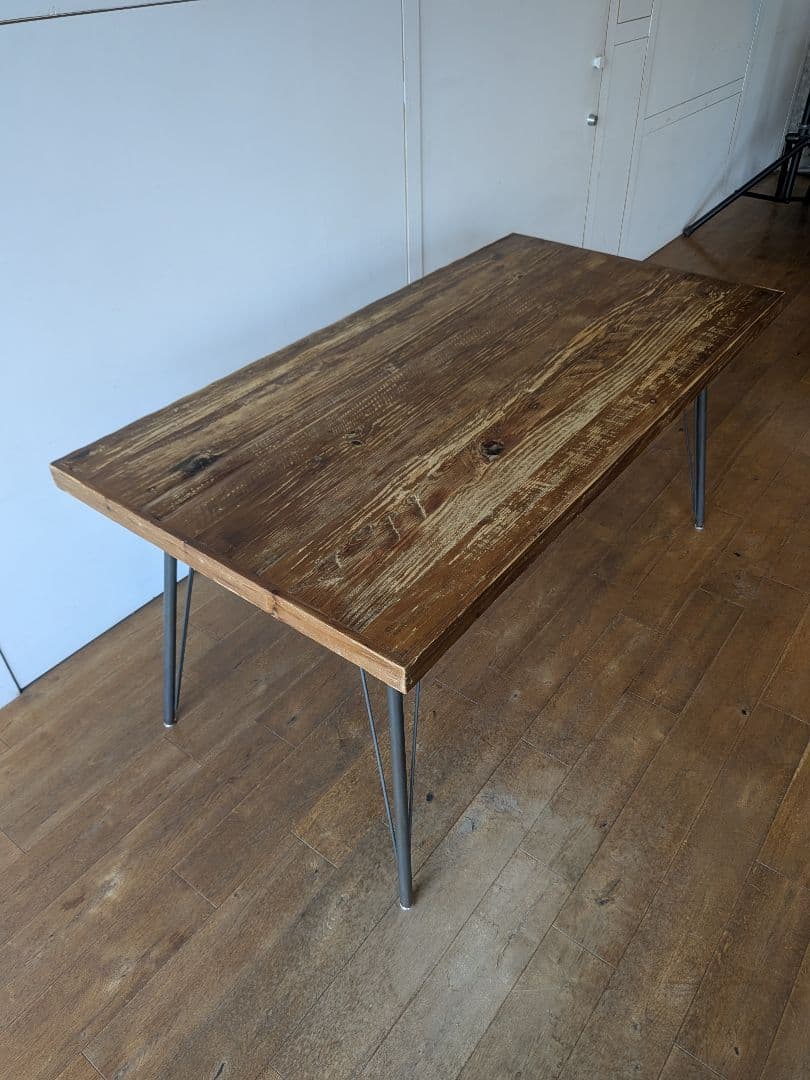 関家具／ビンテージ・ダイニングテーブル／無垢材／天然木／アトリエ木馬