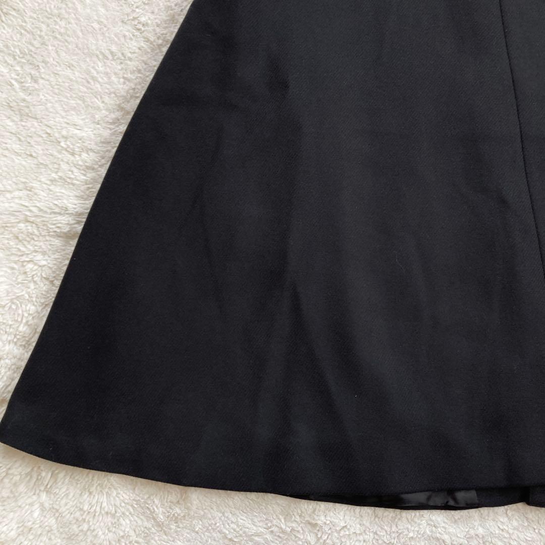 極美品・完売品✨ZARA×MANTECO　ポンチョコート　黒　ウール　サイズXS