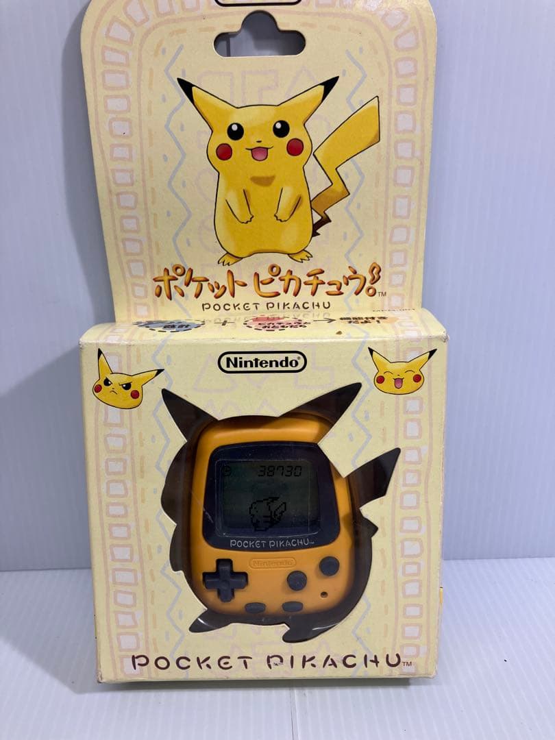 【未使用】Nintendo ポケットピカチュウ ポケモン 万歩計 任天堂※箱付
