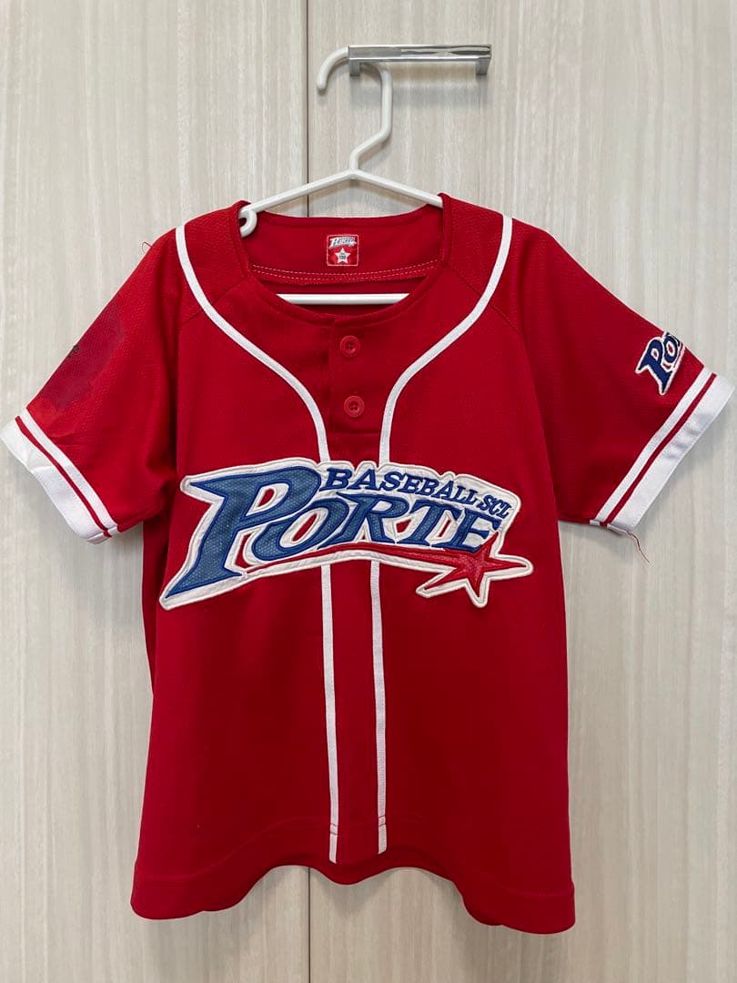 ポルテ 赤 ユニフォーム(練習着) 130サイズ