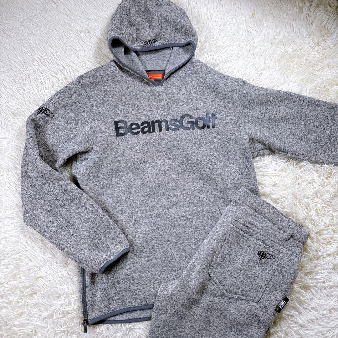 【希少⭐️メンズXL】ビームスゴルフポーラテックセットアップ　ゴルフ　裏起毛大きめ