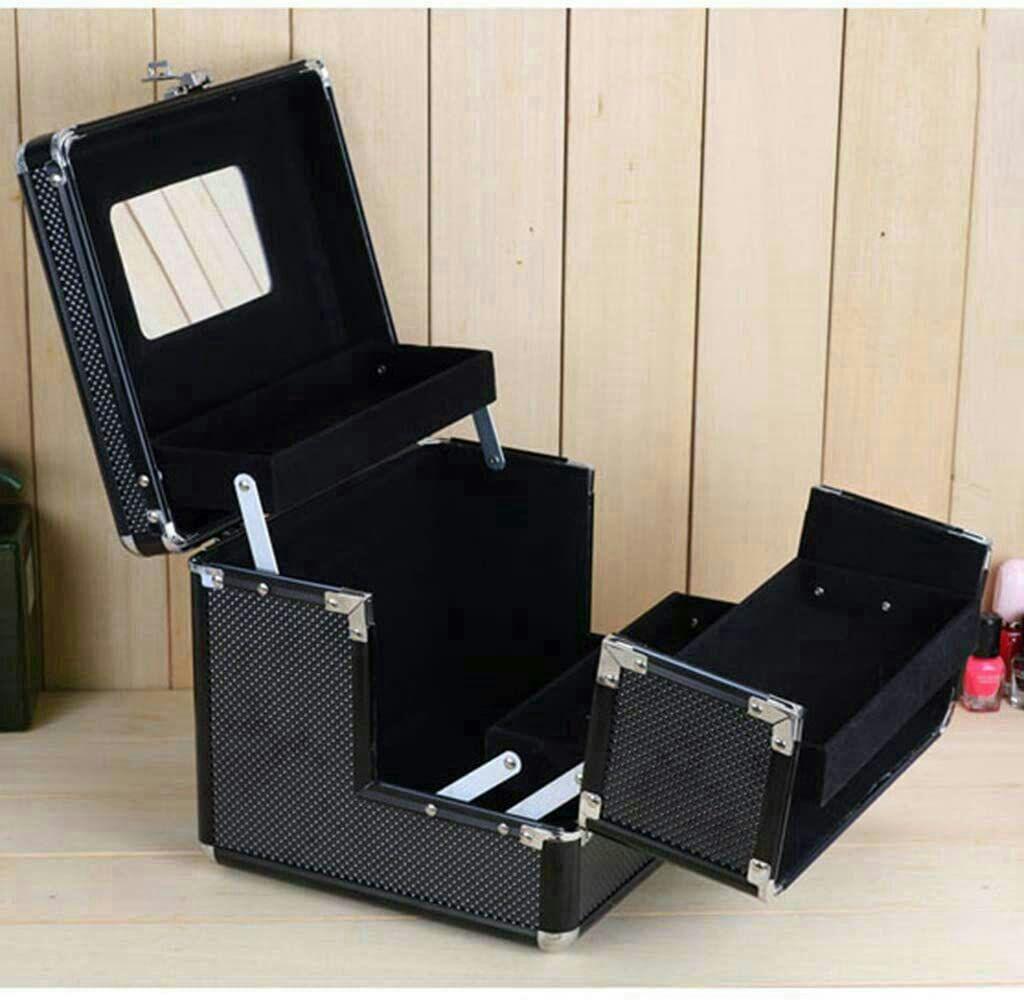 【メイクボックス コスメボックス 収納ボックス 鏡付き トイレ 鍵付き