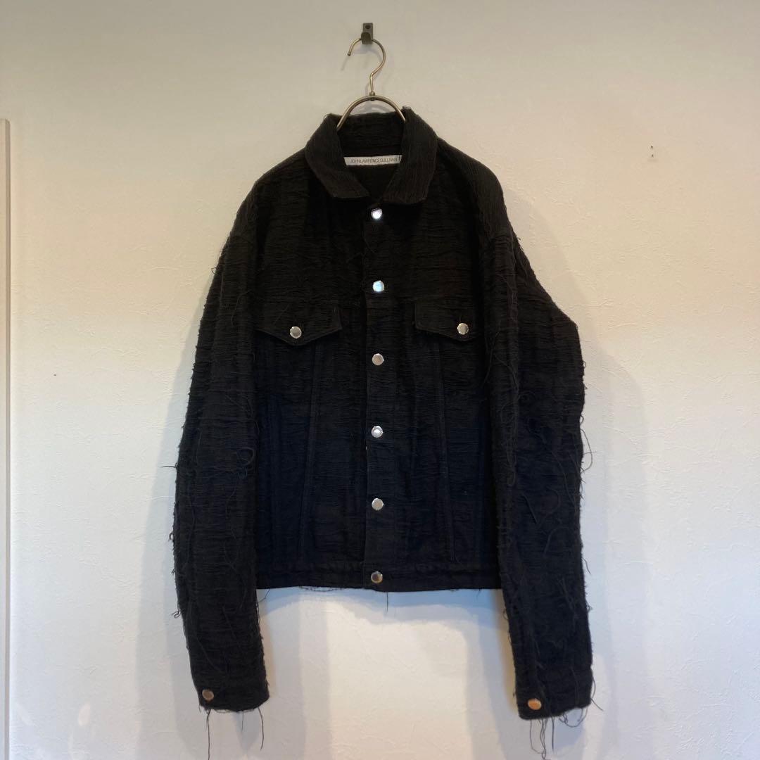 【JLS】22ss CRASH DENIM TRUCKER JACKET