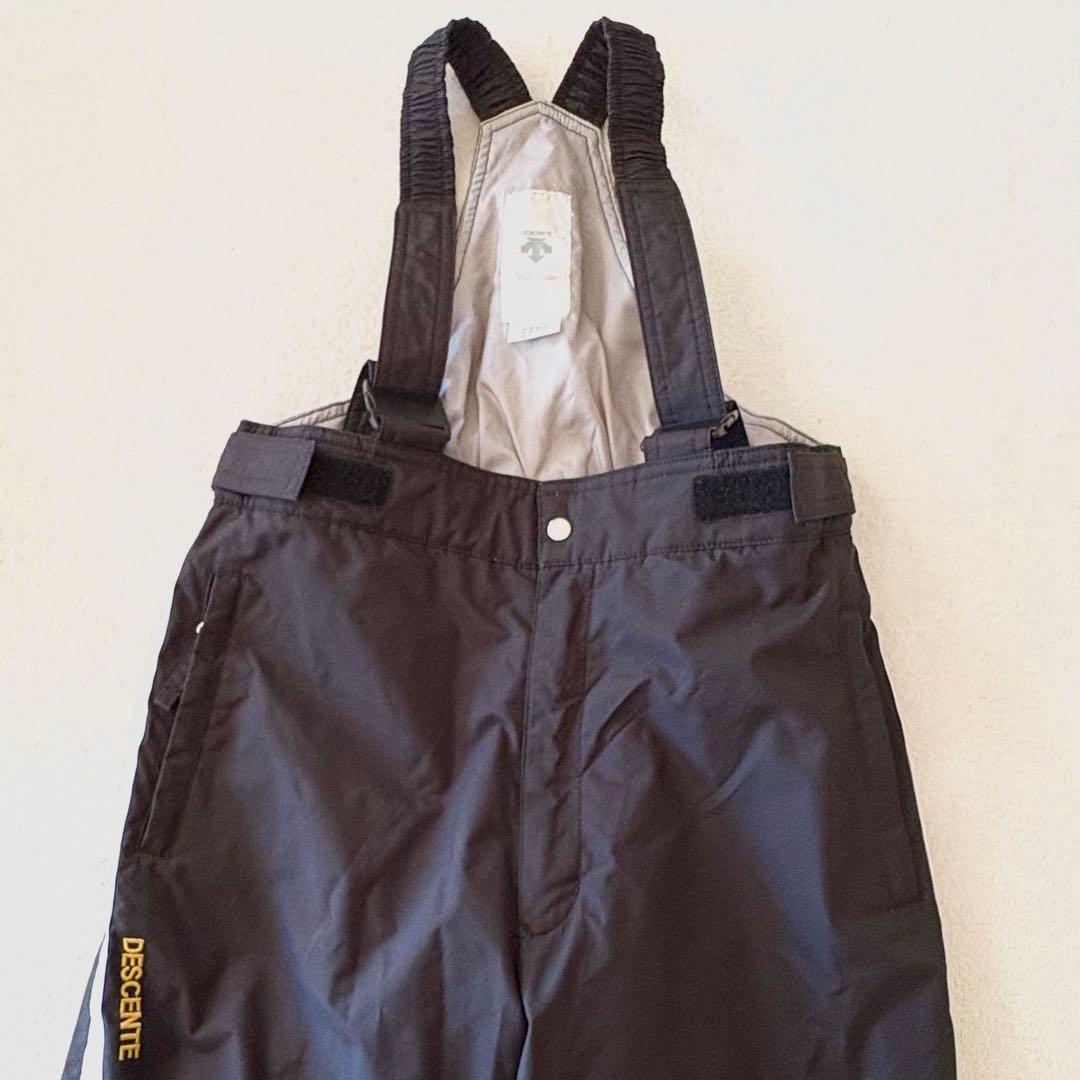 160 デサント　ヒートナビ　スキー　上下　イエロー　ブラック　スノーウェア