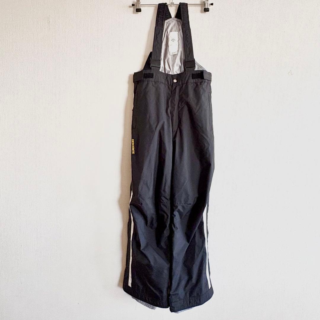 160 デサント　ヒートナビ　スキー　上下　イエロー　ブラック　スノーウェア