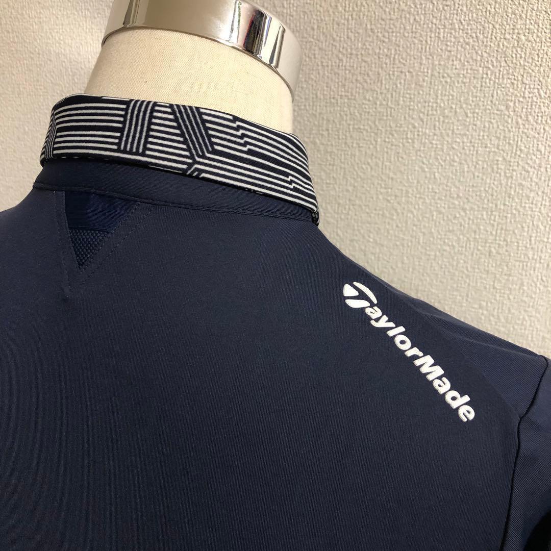テーラーメイド◆ストレッチ ポロシャツ ネイビー Mサイズ