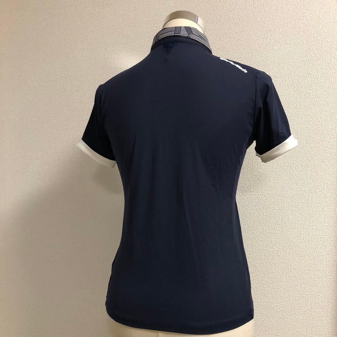 テーラーメイド◆ストレッチ ポロシャツ ネイビー Mサイズ
