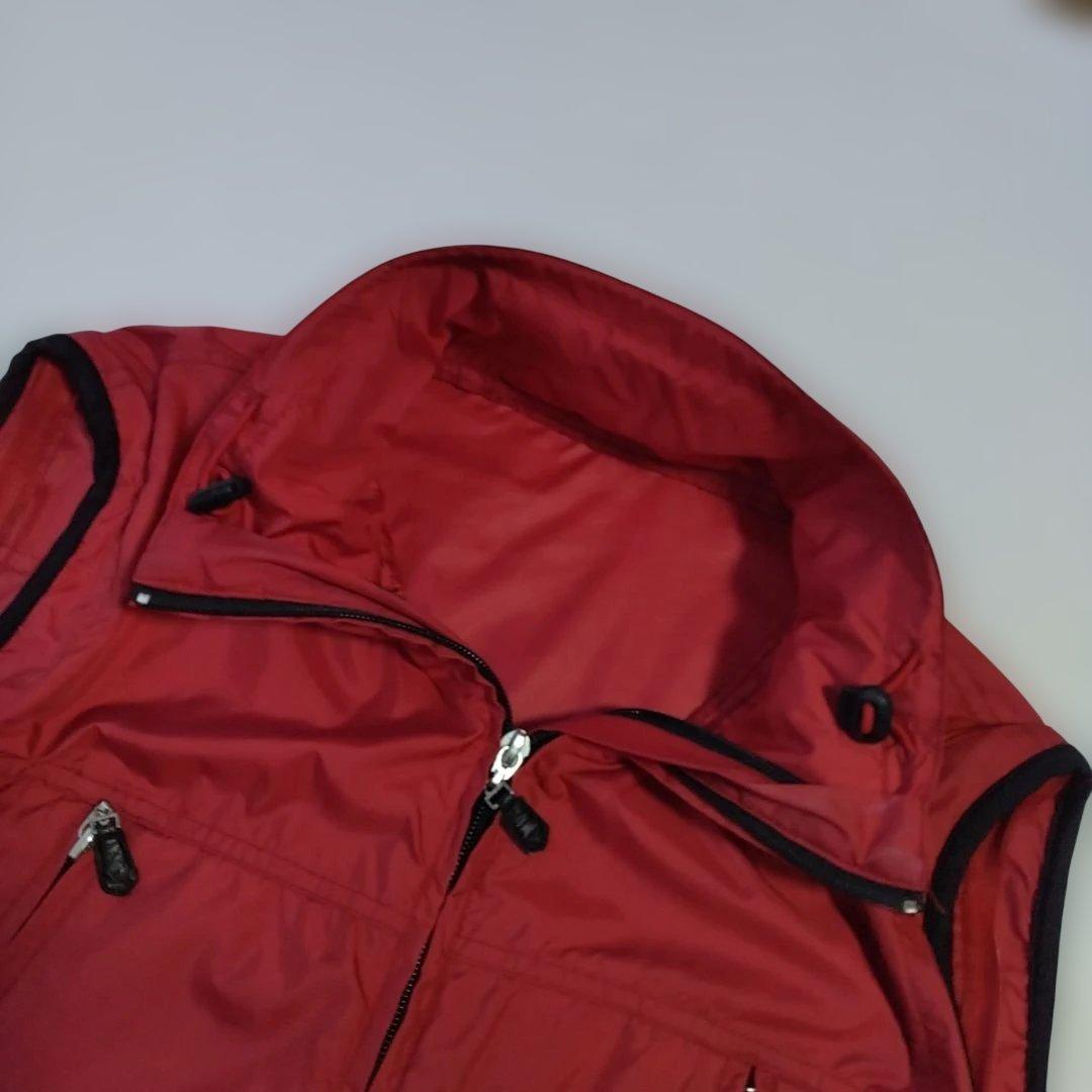 ​【2WAY】PICONE ゴルフウェア ナイロンブルゾン ベスト レッド 1