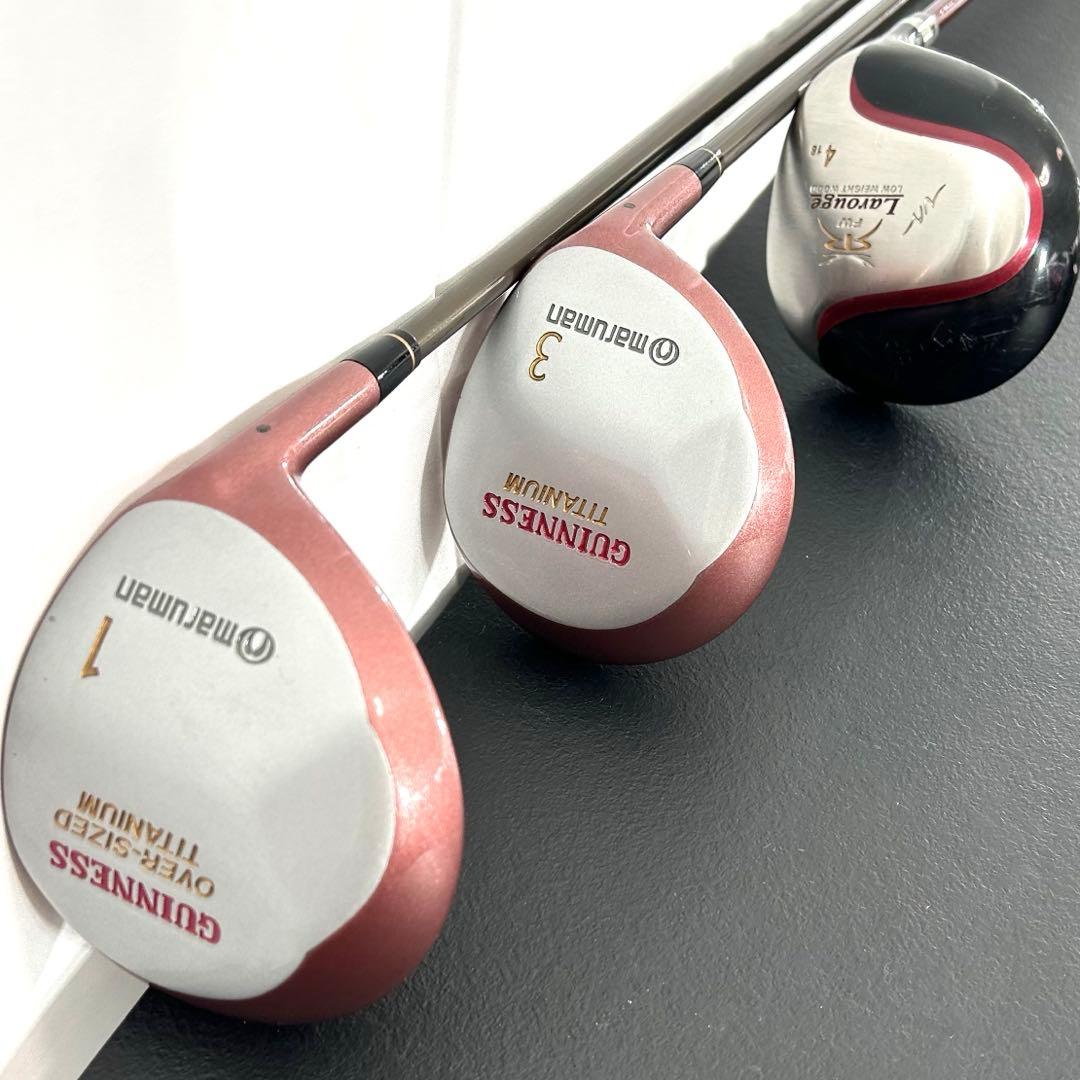 本格派　レディースゴルフクラブ　11本　フルセット お試しセット　ゴルフセット