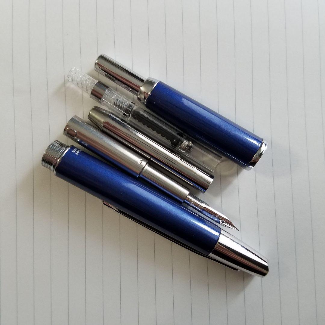 【最終値下げ】パイロット キャップレスデシモ ダークブルーマイカ Fニブ