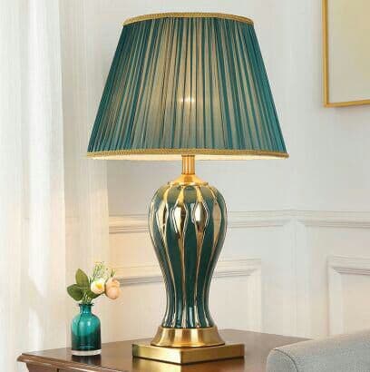 ヨーロッパ式電気スタンドスタンドのベッドサイドランプは\r\r セラミックランプの