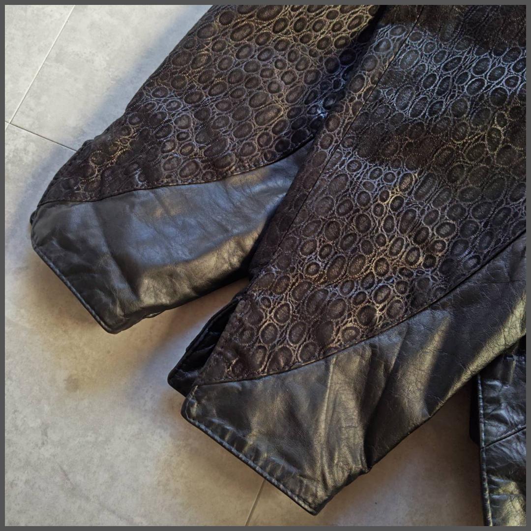 G-III vintage USA製 レザージャケット ロング丈 アメカジ 本革