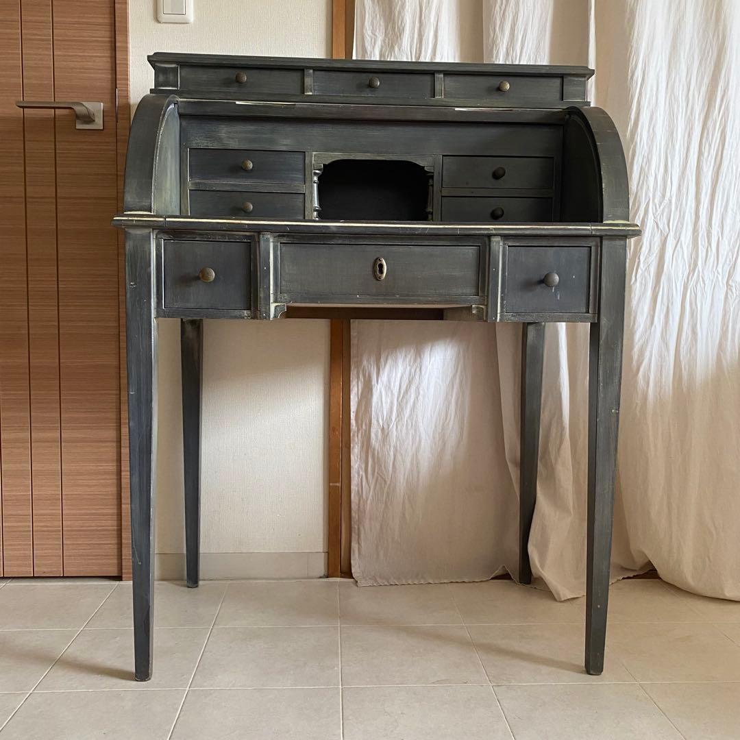 北欧　デスク　蛇腹　アンティーク　フランス　ライティングビューロー　ヴィンテージ